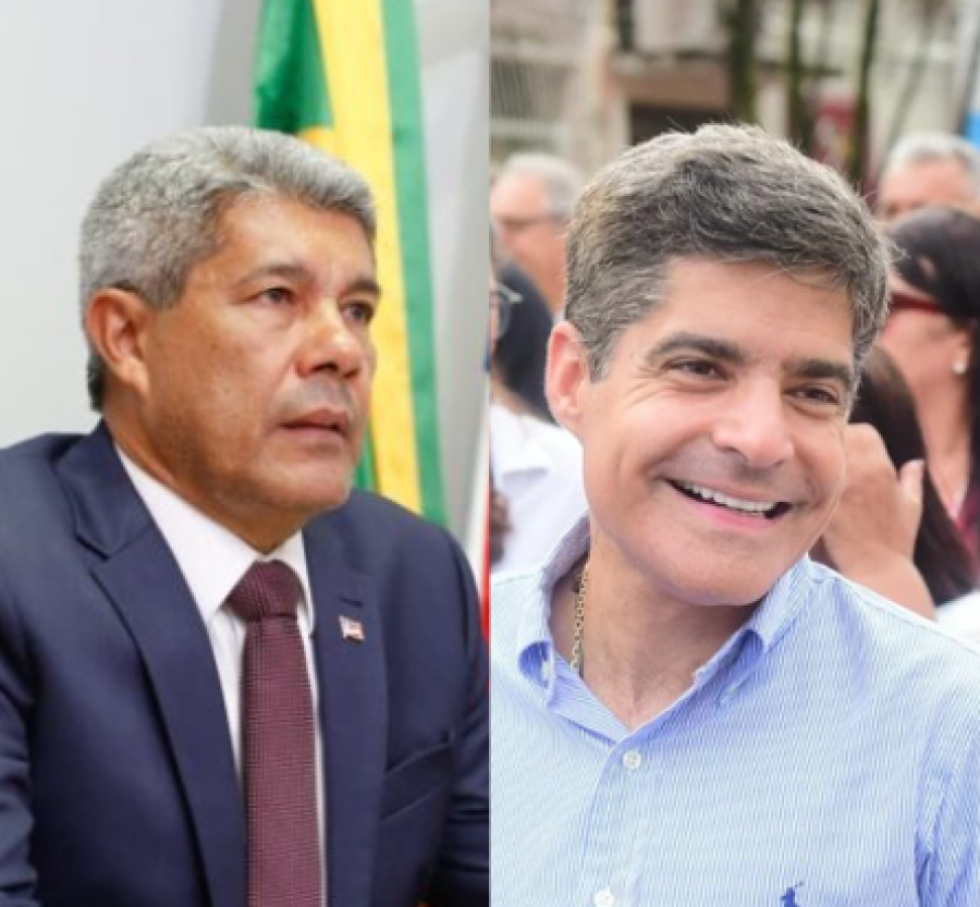 Pesquisa mostra ACM Neto na frente, mas com empate técnico com Jerônimo