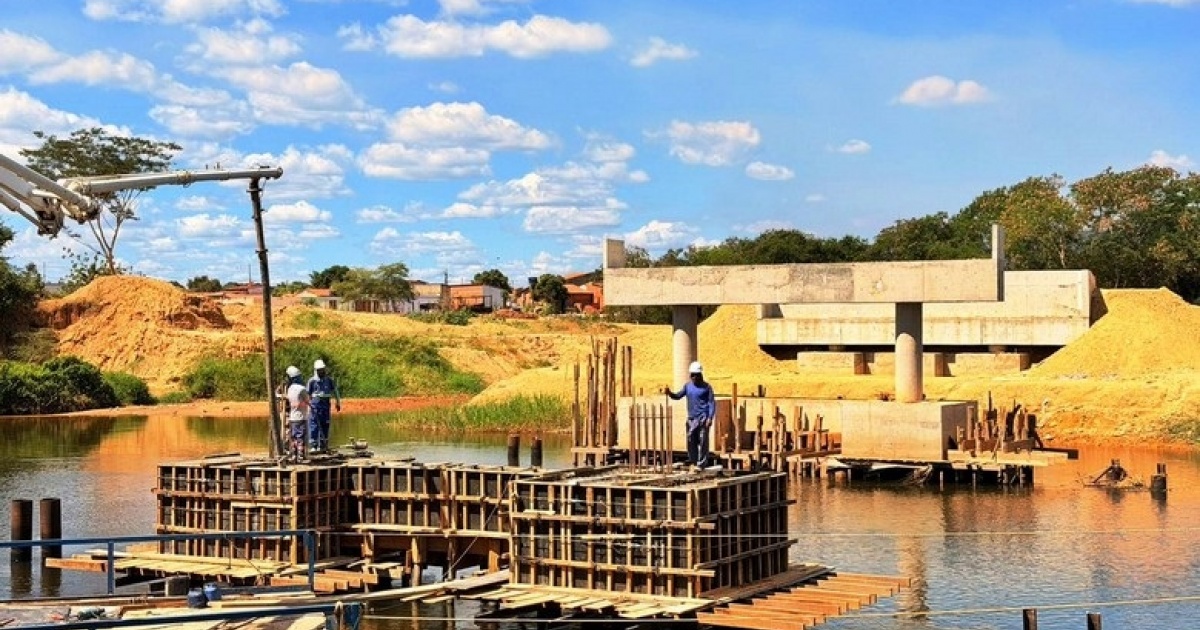 Nova ponte sobre Rio Grande supera 60% de execução, afirma prefeitura de Barreiras