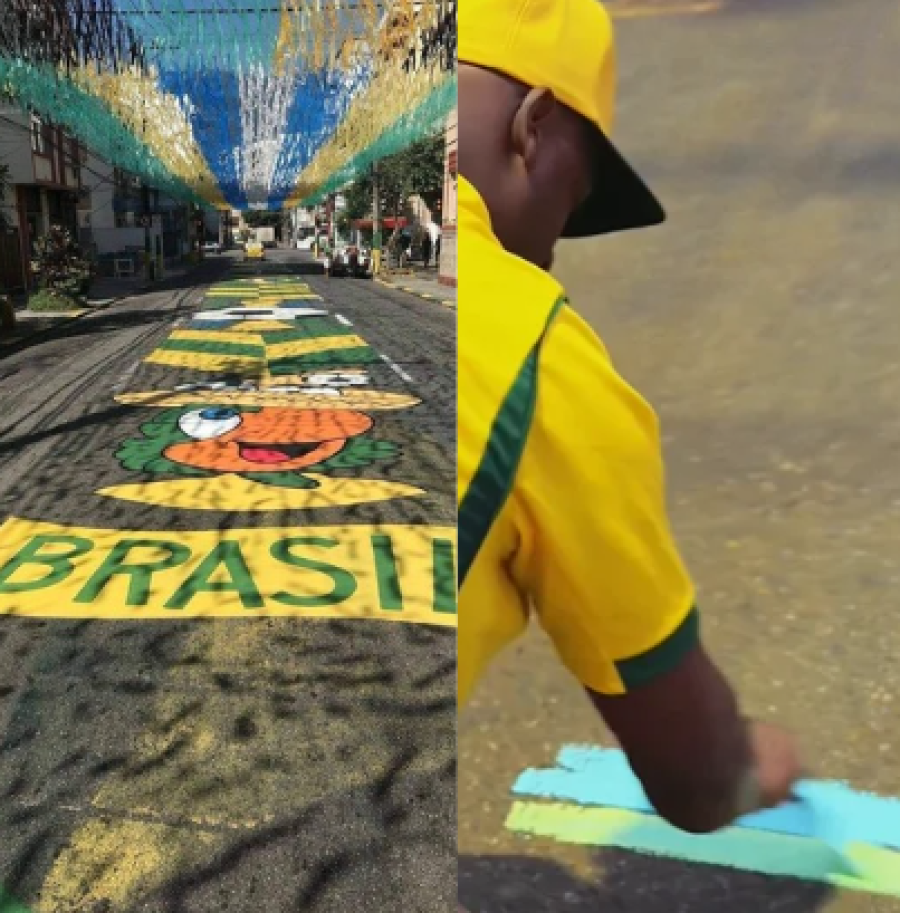 Nova Ibiá lança concurso de pintura de rua para resgatar tradição das Copas do Mundo e premiar vencedores com R$ 1 mil 