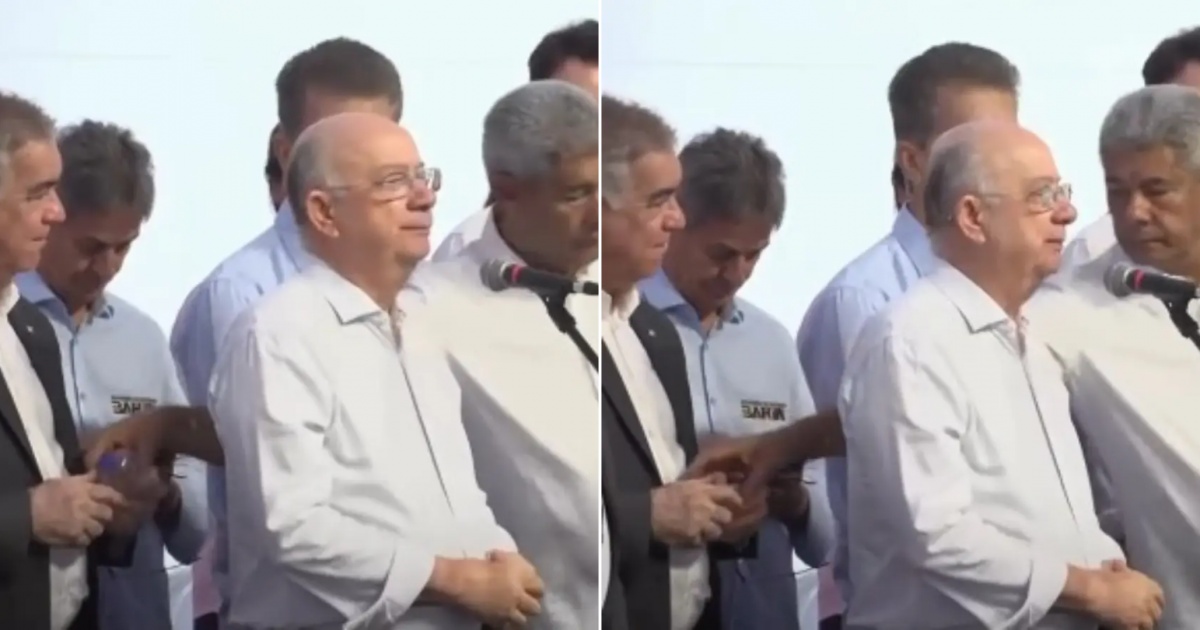 Zé Neto é advertido por Jerônimo durante fala de José Ronaldo em Feira de Santana; veja vídeo