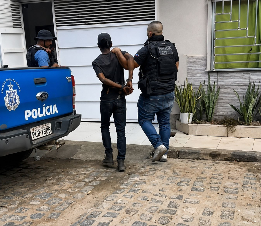 Suspeito de tráfico é preso durante operação da Polícia Civil em Wenceslau Guimarães