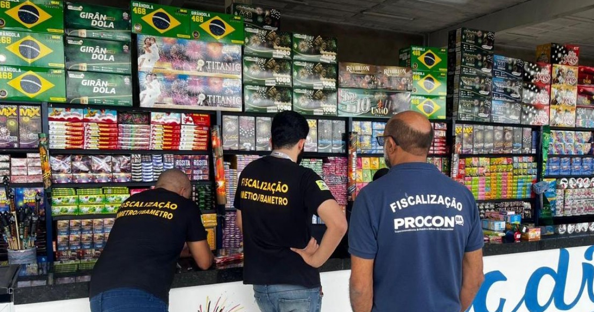 Operação apreende mais de 7 mil fogos de artifício em cidades baianas