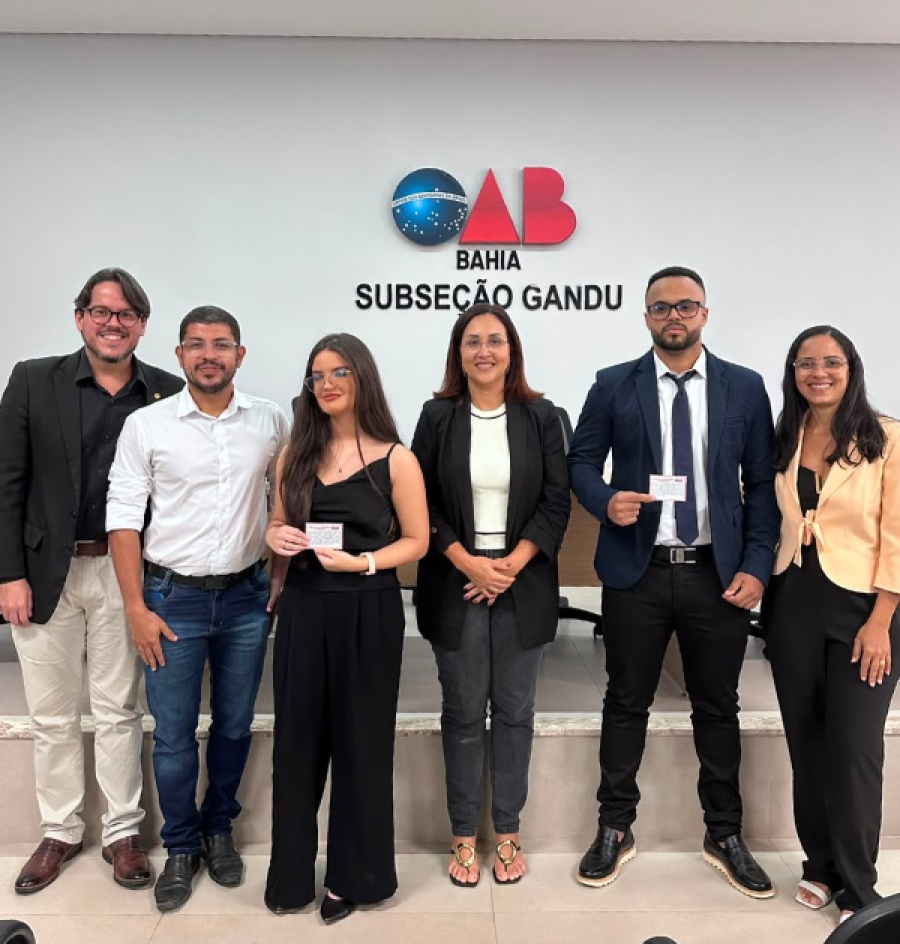 OAB Gandu realizou entrega de carteiras para novos advogados nesta quarta-feira (10) 
