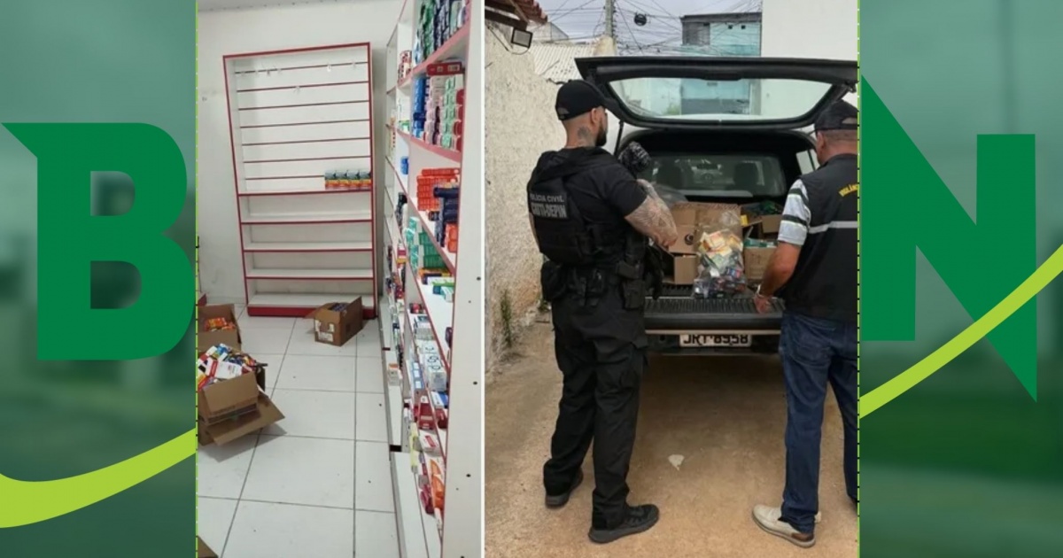 Operação interdita farmácia suspeita de falsificar receitas médicas em Vitória da Conquista