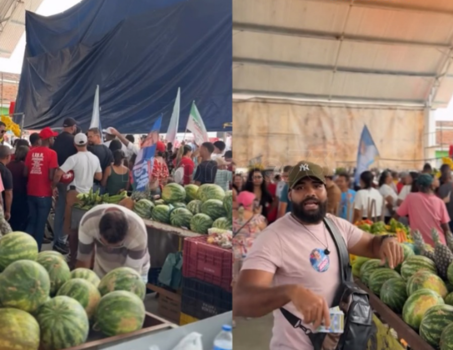 “Entregaram igual à cara”, diz vereador sobre feira de Ibirataia 