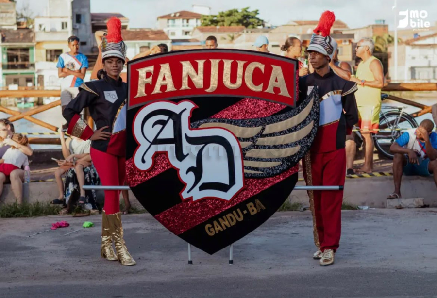 Fanjuca, de Gandu, é classificada para a final do Campeonato Baiano de Fanfarras 2026