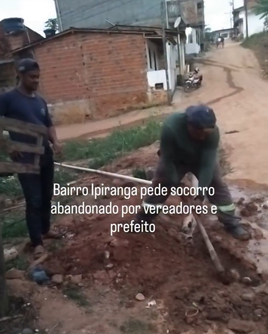 Moradores do bairro Ipiranga denunciam abandono e cobram melhorias em Presidente Tancredo Neves